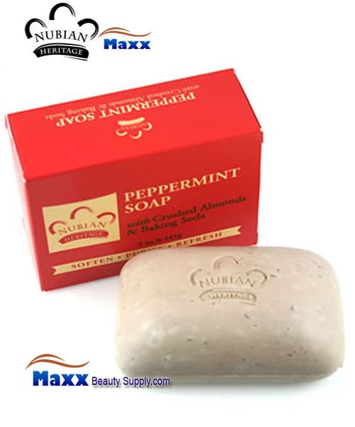 Nubian Heritage Peppermint & Aloe Soap 5 oz
